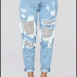 Best of you Boyfriend Jeans. Fashion Nova.  New with tags and Fabulous.